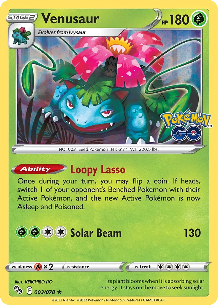 003/078 from Pokemon GO Holo Rare Pokemon Card