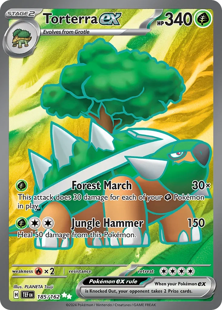 185/162 from Temporal Forces Ultra Rare Pokemon Card