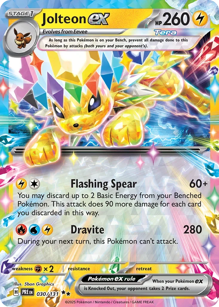 030/131 from Prismatic Evolutions Card List Double Rare Pokemon Card
