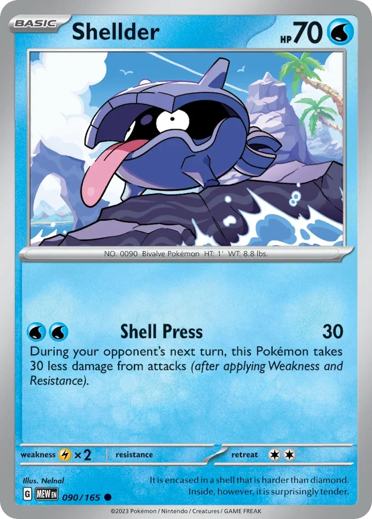 090/165 from 151 Common Pokemon Card