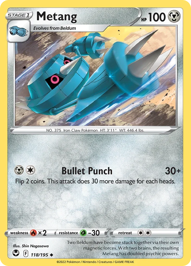 118/195 from Silver Tempest Uncommon Pokemon Card