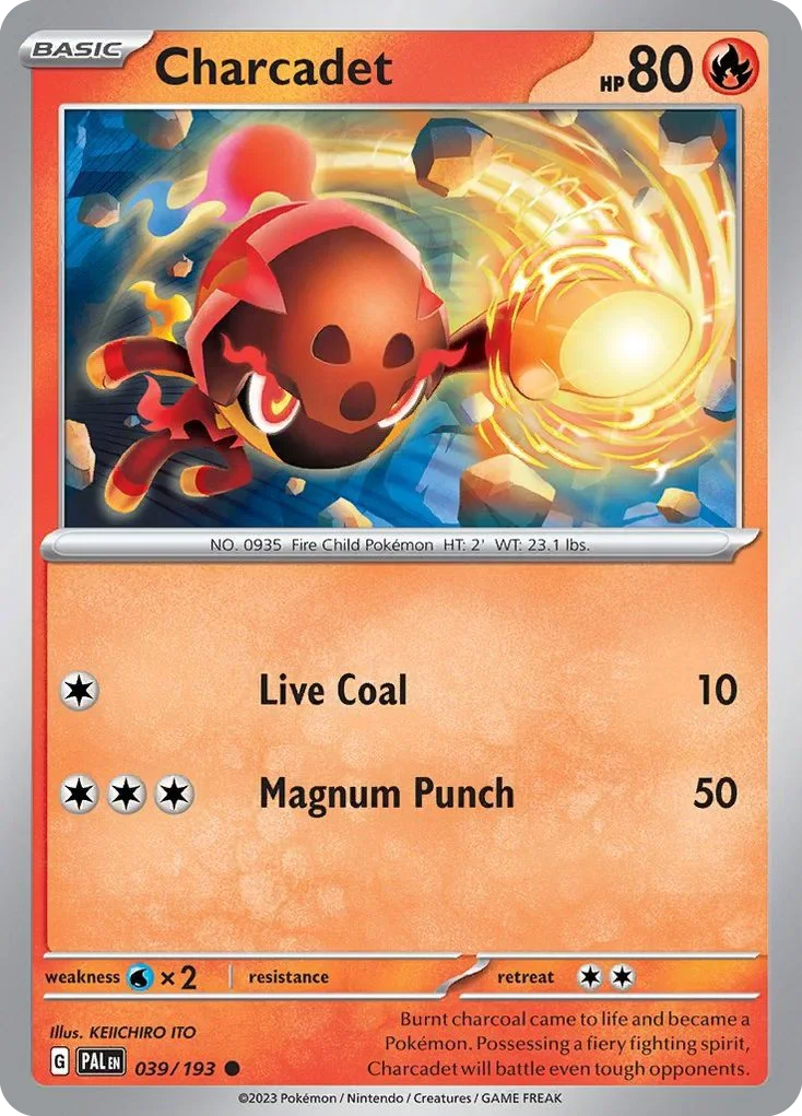 039/193 from Paldea Evolved Common Pokemon Card