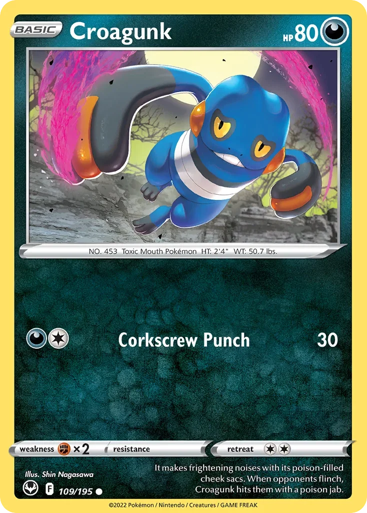 109/195 from Silver Tempest Common Pokemon Card