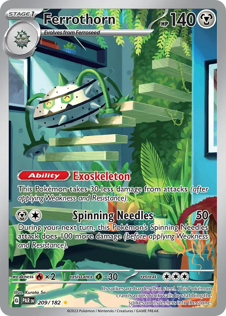 209/182 from Paradox Rift Illustration Rare Pokemon Card