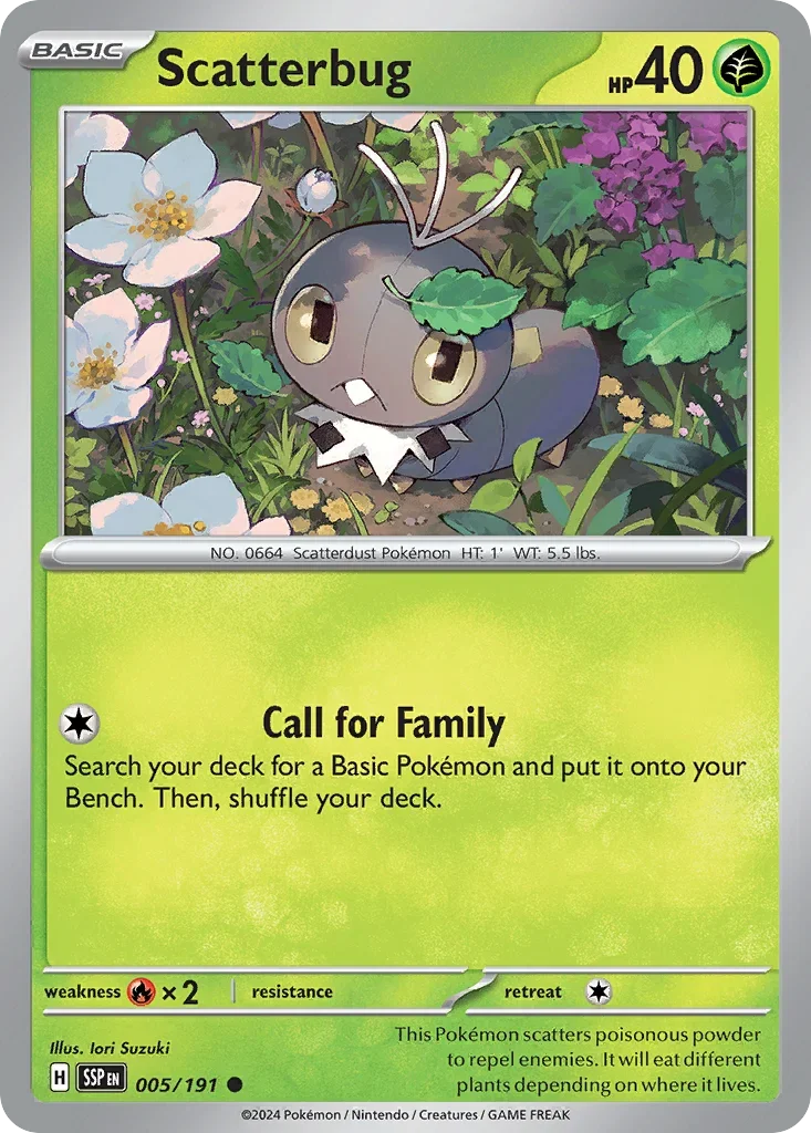 005/191 from Surging Sparks Card List Common Pokemon Card