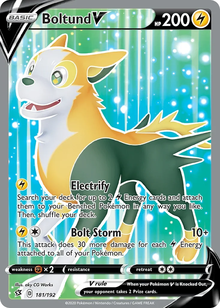181/192 from Rebel Clash Full Art Pokemon Card