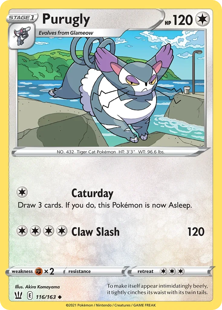 116/163 from Battle Styles Uncommon Pokemon Card