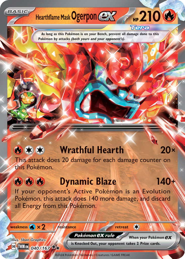 040/167 from Twilight Masquerade Card List Double Rare Pokemon Card