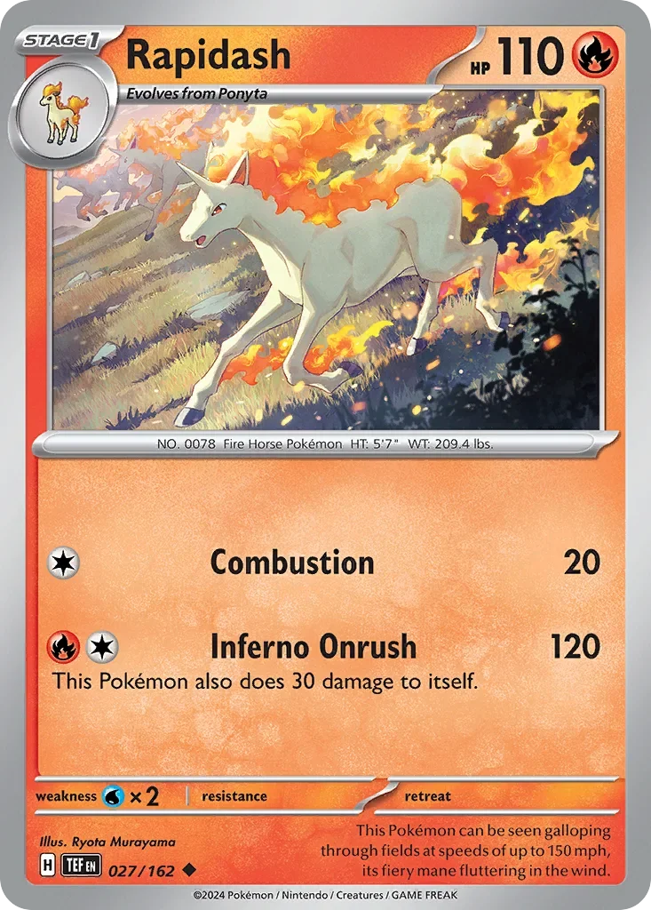 027/162 from Temporal Forces Card List Uncommon Pokemon Card