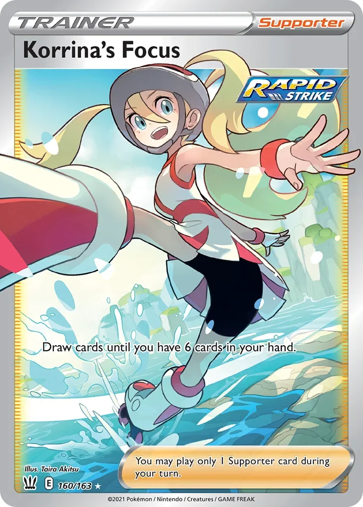160/163 from Battle Styles Full Art Trainer Card