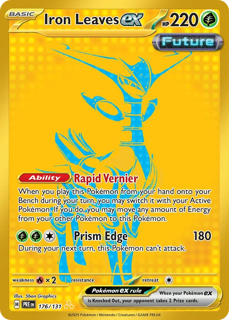 176/131 from Prismatic Evolutions Card List Hyper Rare Pokemon Card