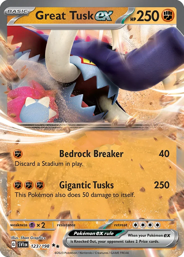 123/198 from Scarlet & Violet Double Rare Pokemon Card