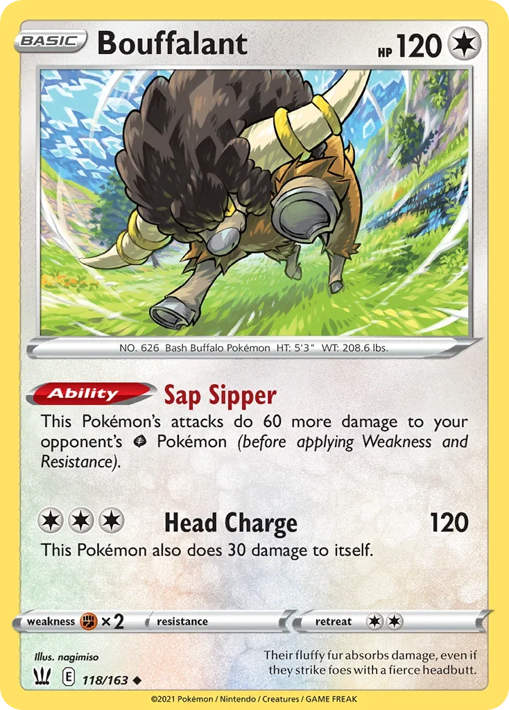 118/163 from Battle Styles Uncommon Pokemon Card