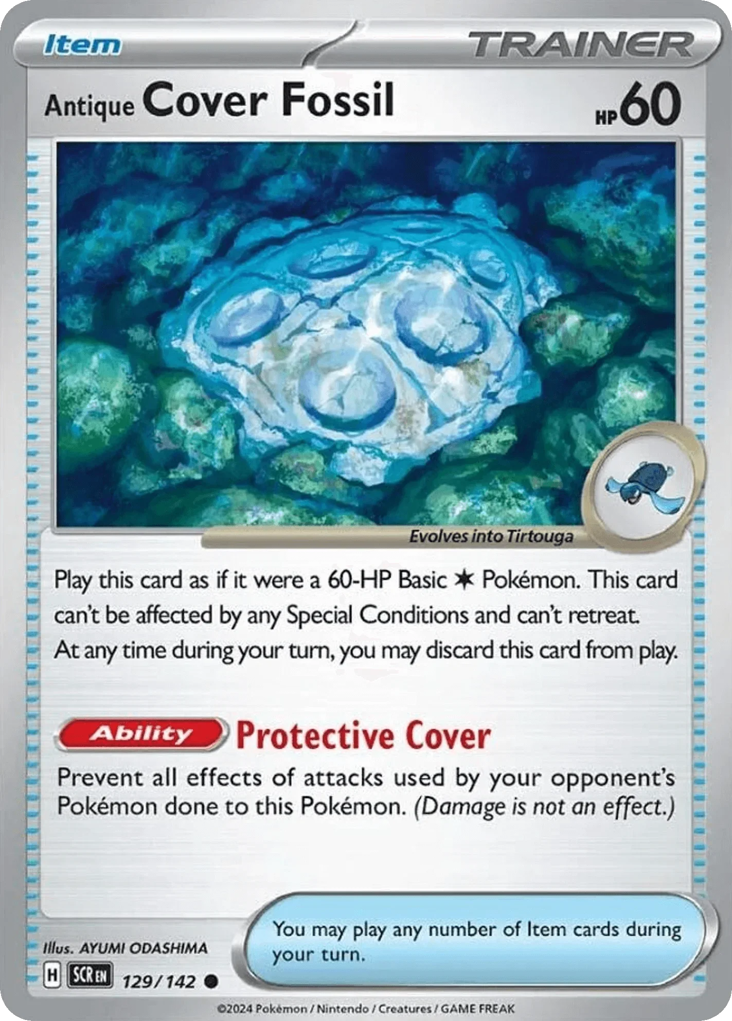 129/142 from Stellar Crown Card List Common Pokemon Card