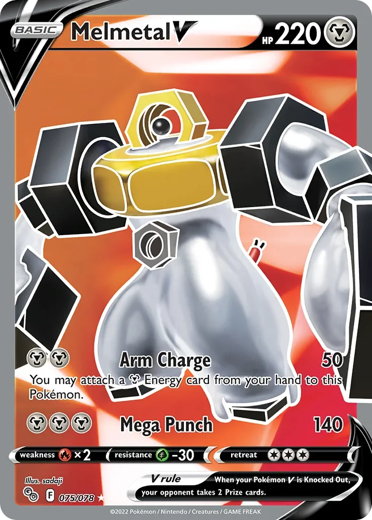 075/078 from Pokemon GO Full Art Pokemon Card