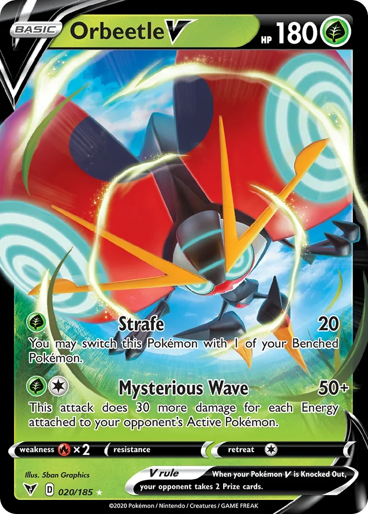 020/185 from Vivid Voltage Ultra Rare Pokemon Card