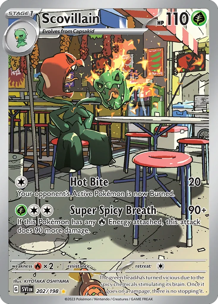 202/198 from Scarlet & Violet Illustration Rare Pokemon Card