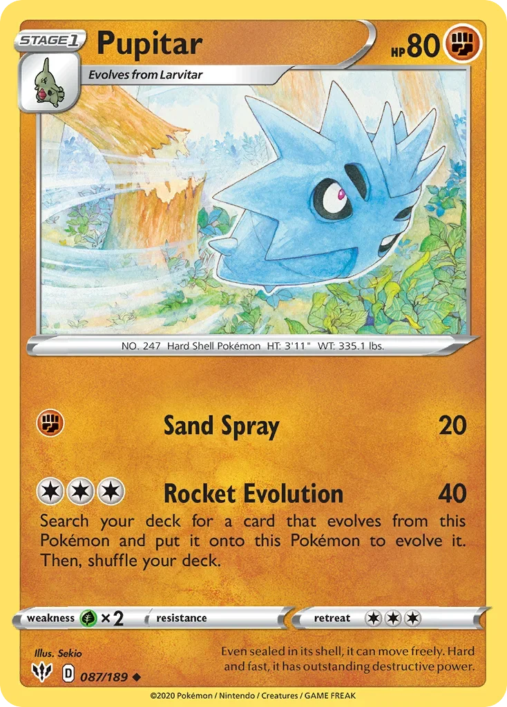 087/189 from Darkness Ablaze Uncommon Pokemon Card