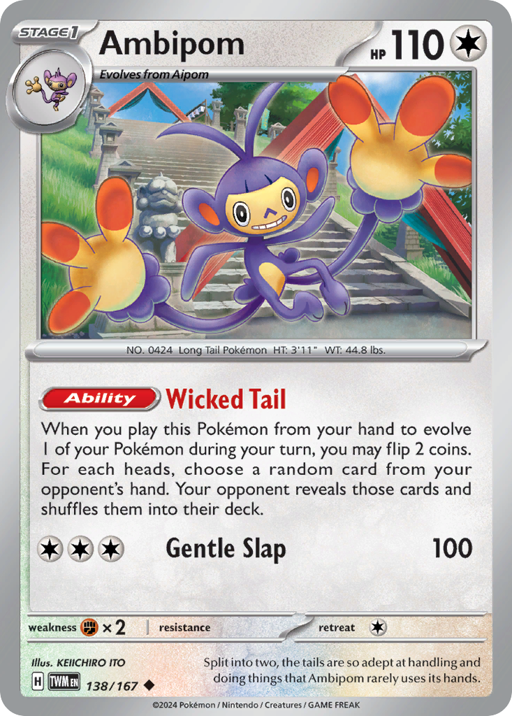 138/167 from Twilight Masquerade Uncommon Pokemon Card