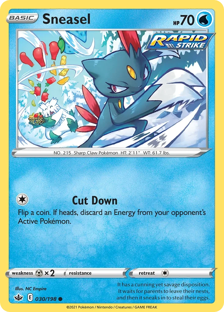 030/198 from Chilling Reign Common Pokemon Card