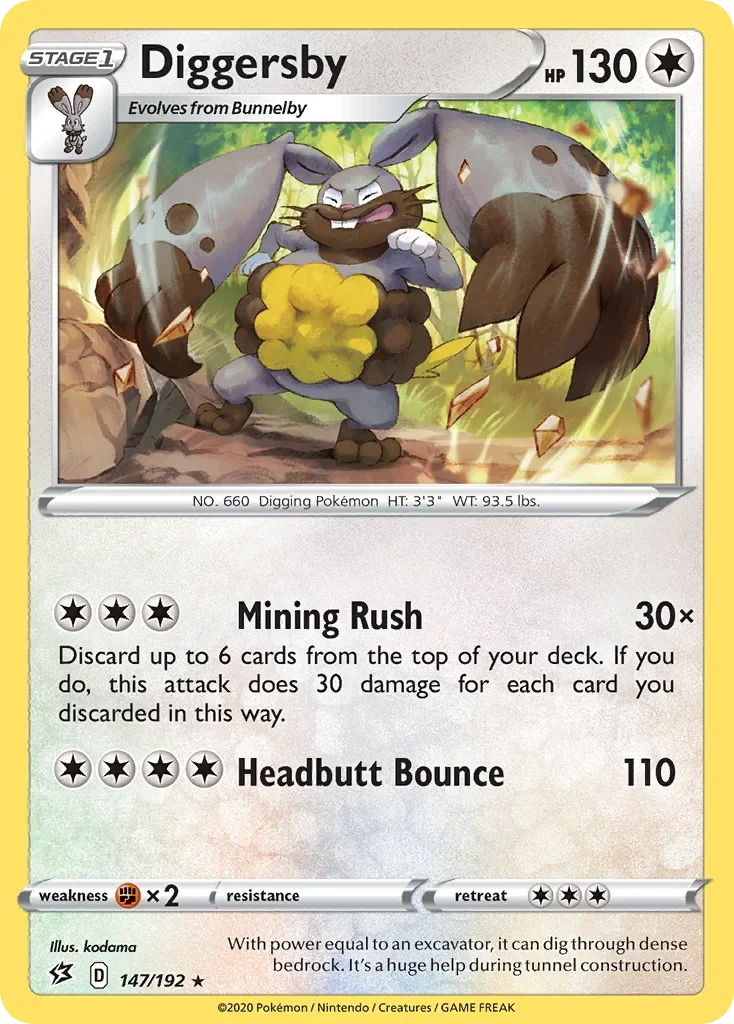 147/192 from Rebel Clash Rare Pokemon Card