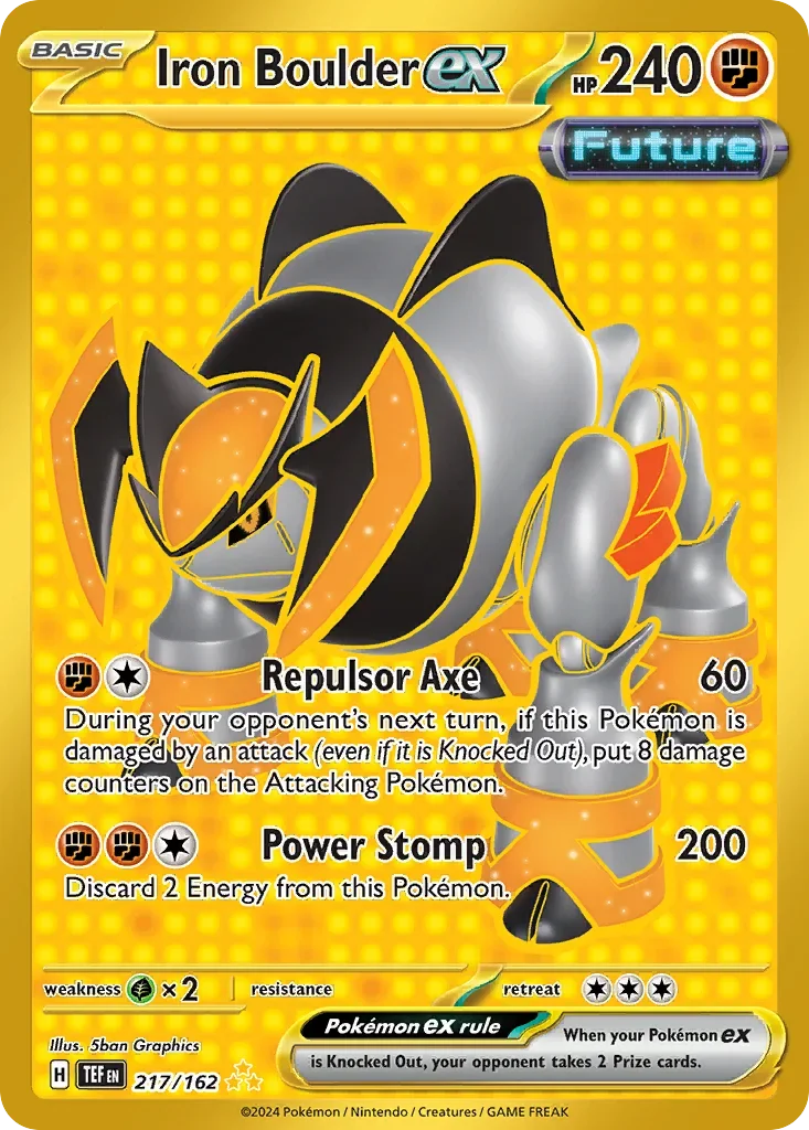217/162 from Temporal Forces Hyper Rare Pokemon Card
