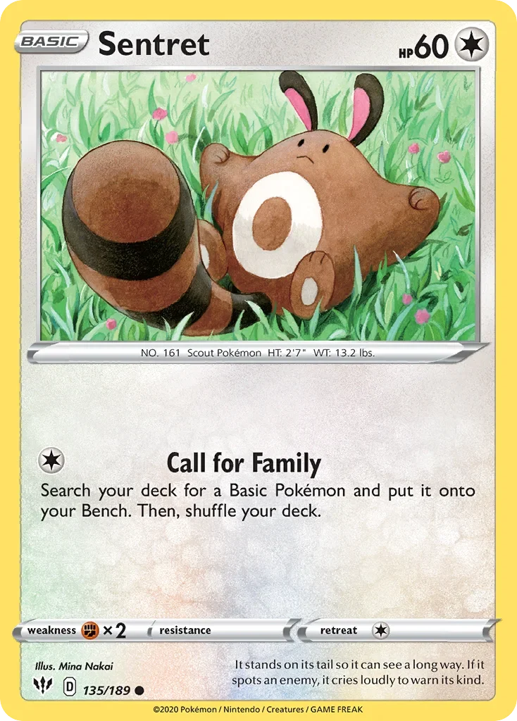 135/189 from Darkness Ablaze Common Pokemon Card