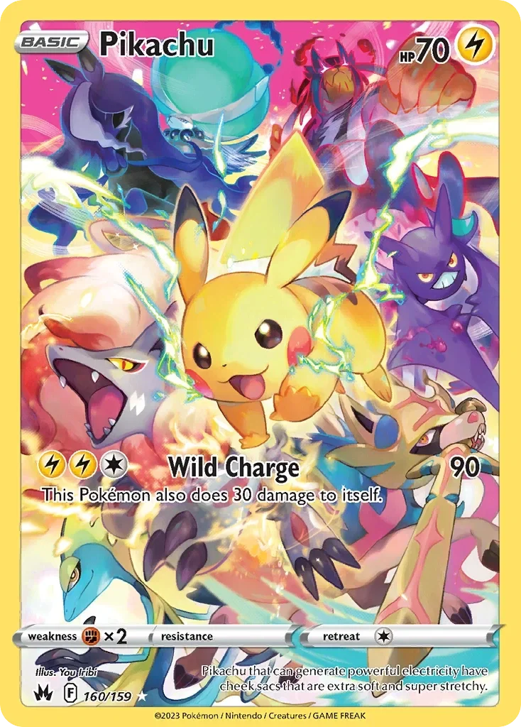 160/159 from Crown Zenith Secret Rare Pokemon Card