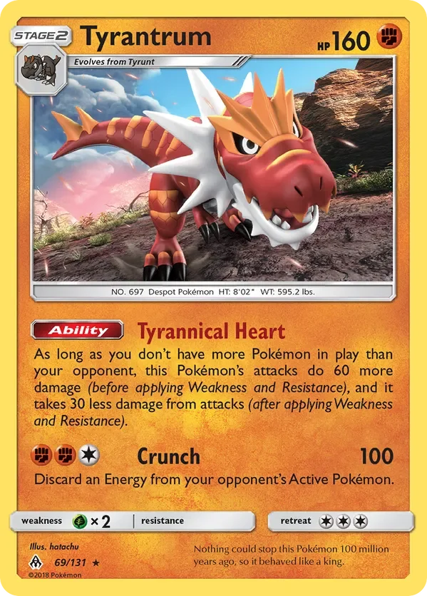 69/131 from Forbidden Light Holo Rare Pokemon Card