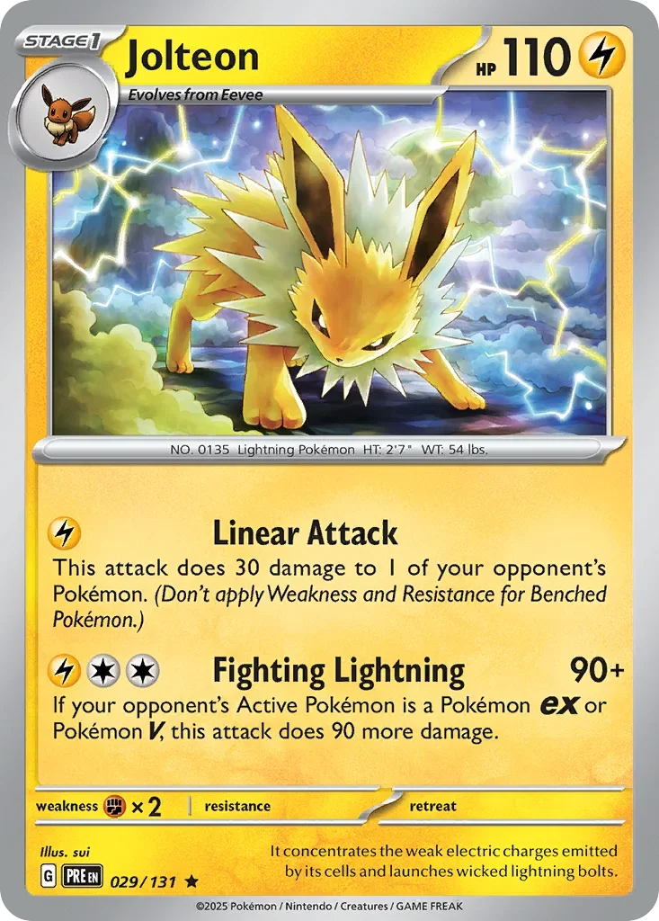 029/131 from Prismatic Evolutions Card List Rare Pokemon Card