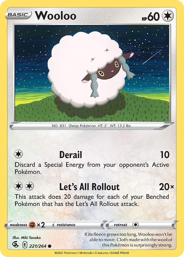 221/264 from Fusion Strike Common Pokemon Card