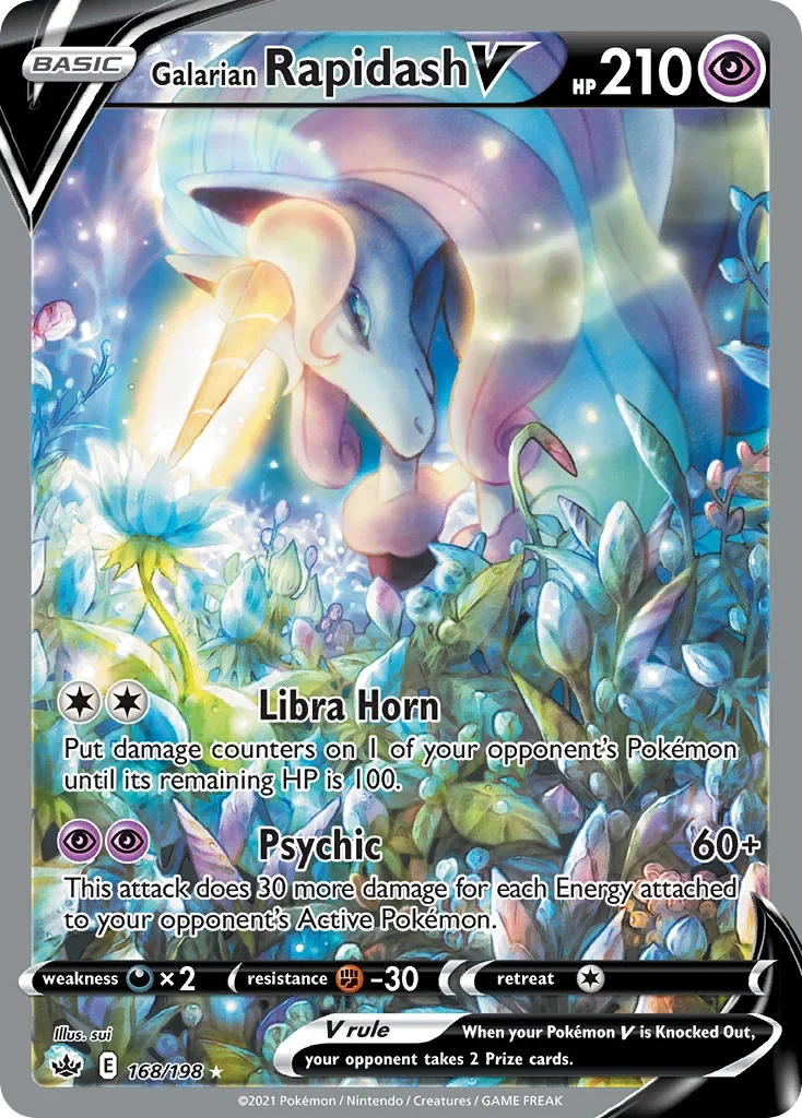168/198 from Chilling Reign Alternate Art Pokemon Card