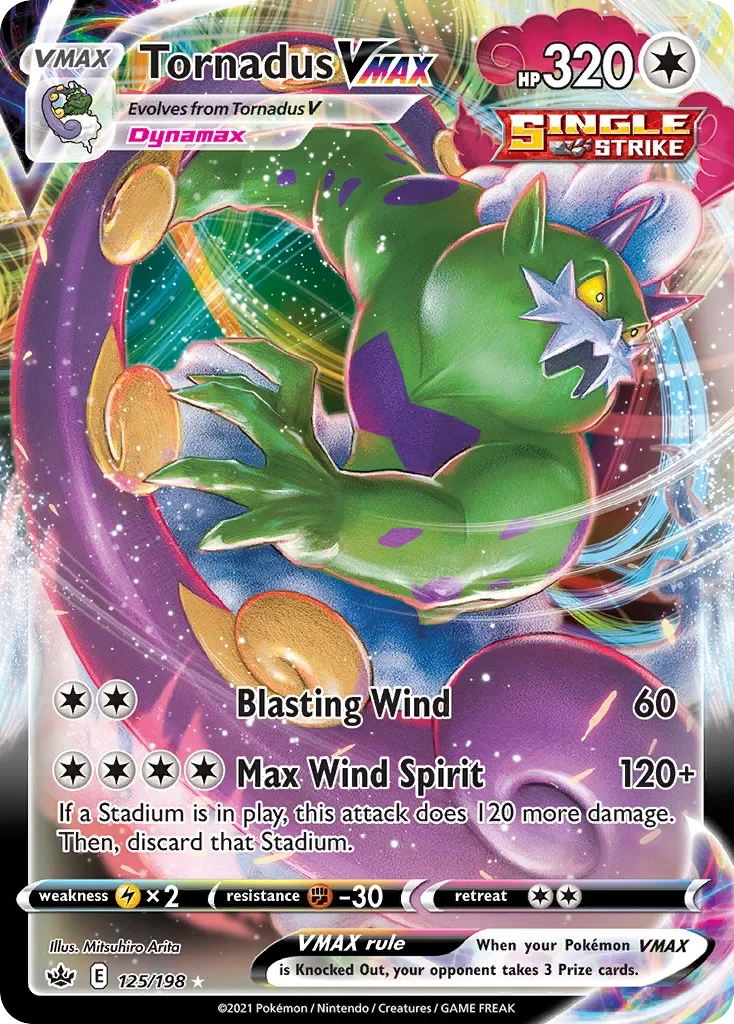 125/198 from Chilling Reign Ultra Rare Pokemon Card