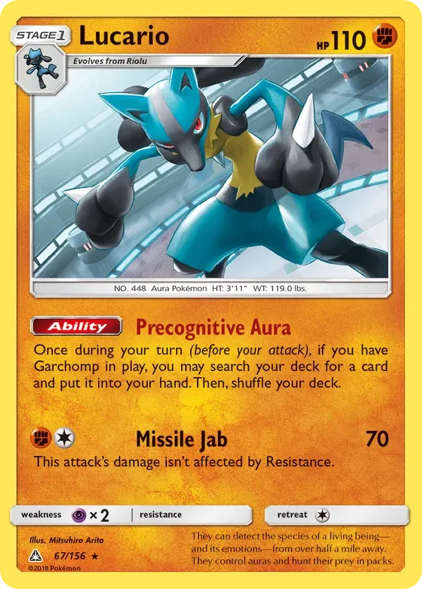 67/156 from Ultra Prism Holo Rare Pokemon Card