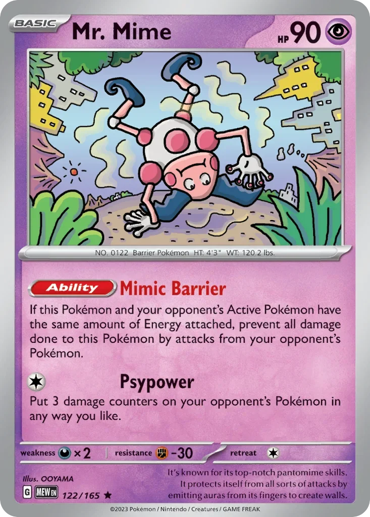 122/165 from 151 Rare Pokemon Card