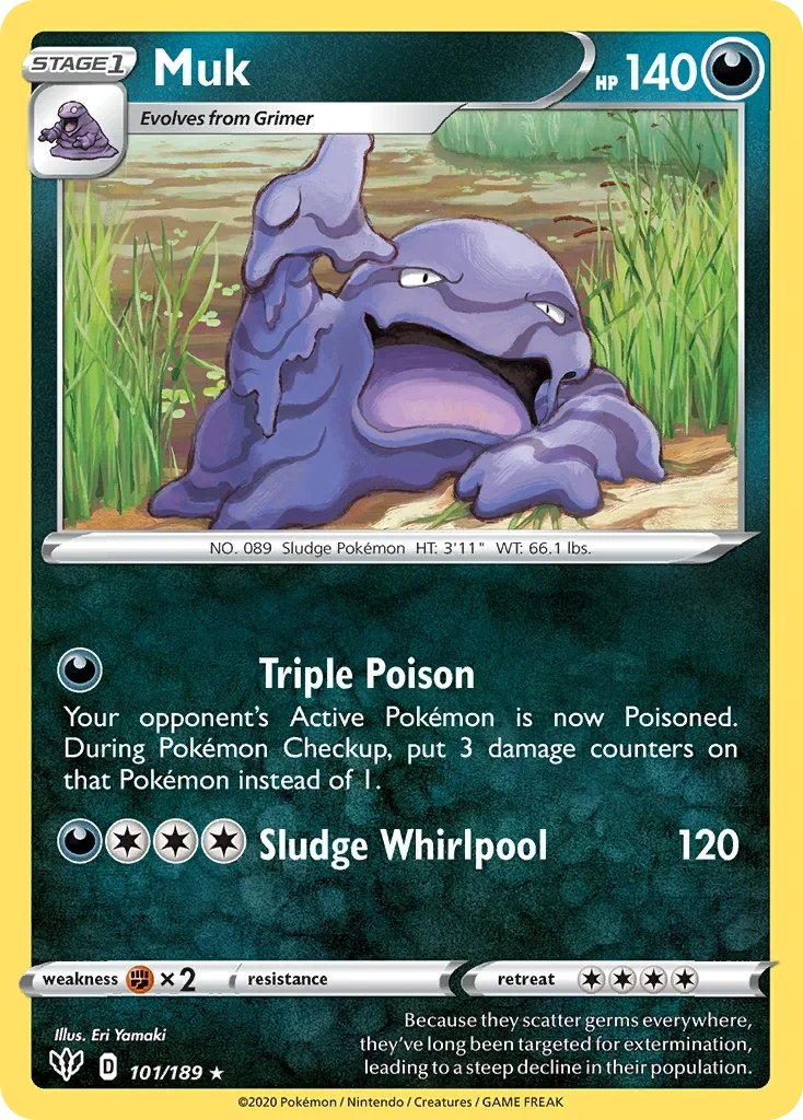 101/189 from Darkness Ablaze Rare Pokemon Card
