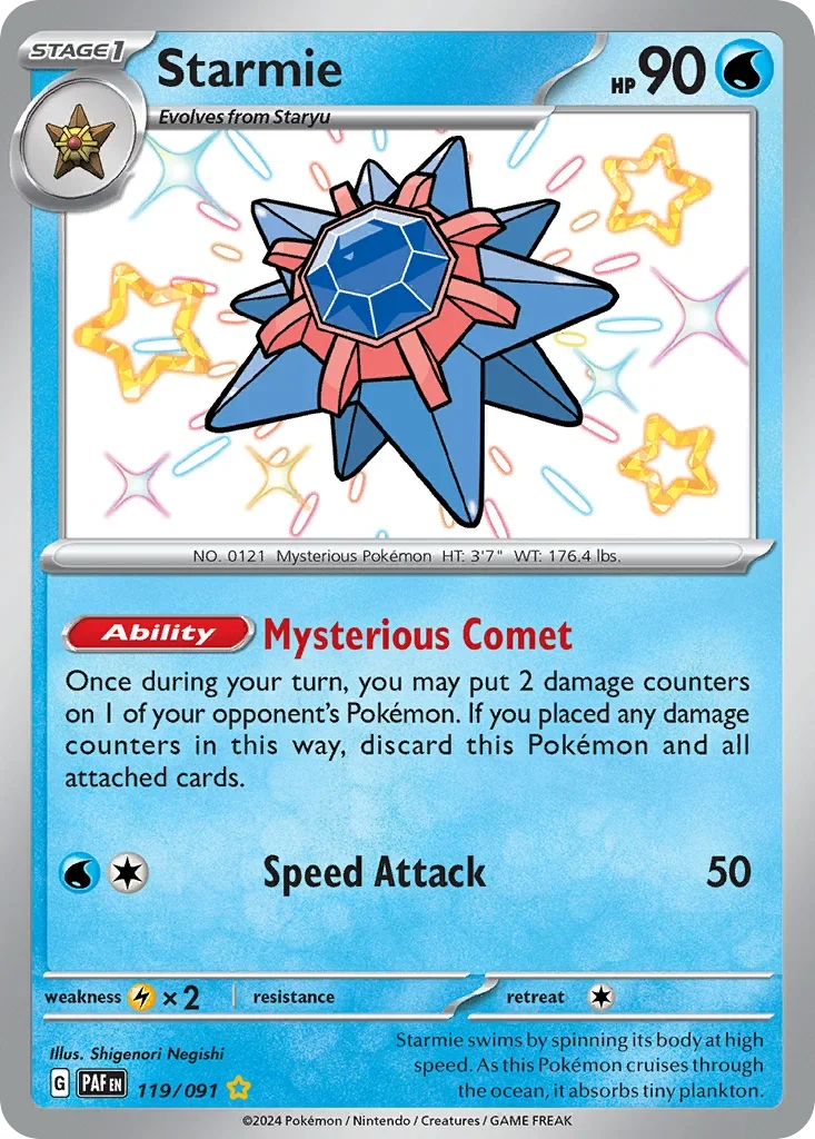 119/091 from Paldean Fates Shiny Rare Pokemon Card