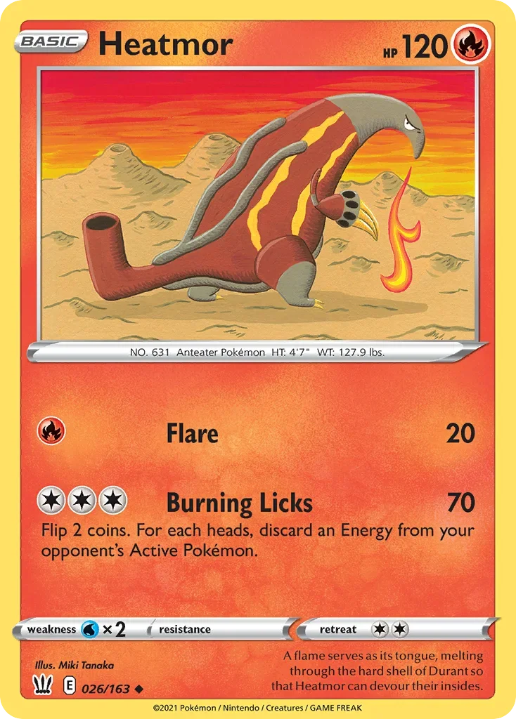 026/163 from Battle Styles Uncommon Pokemon Card