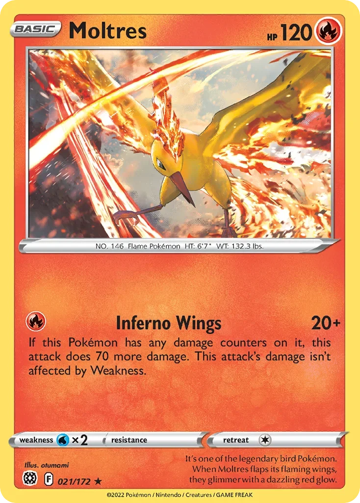 021/172 from Brilliant Stars Holo Rare Pokemon Card
