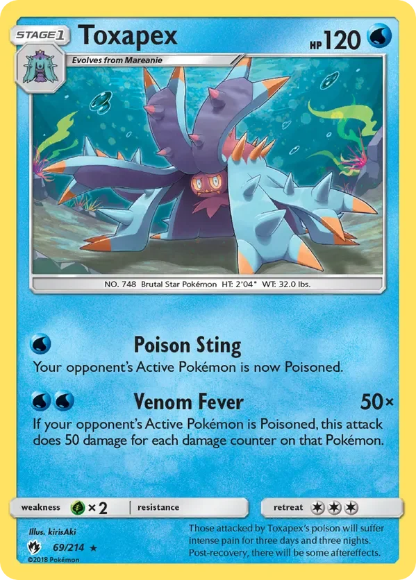 69/214 from Lost Thunder Rare Pokemon Card