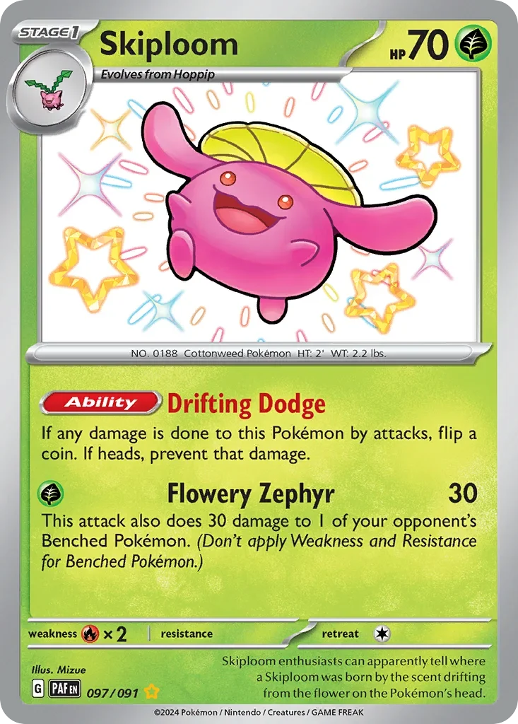 097/091 from Paldean Fates Shiny Rare Pokemon Card