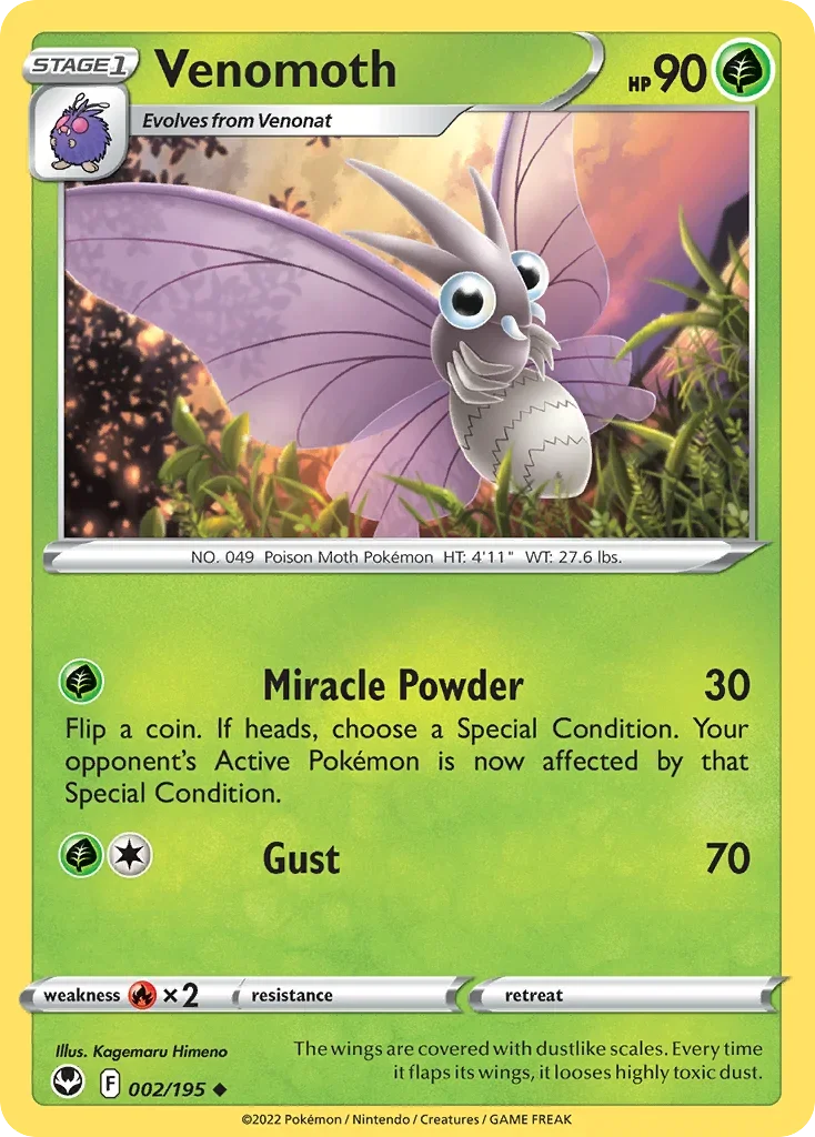 002/195 from Silver Tempest Uncommon Pokemon Card