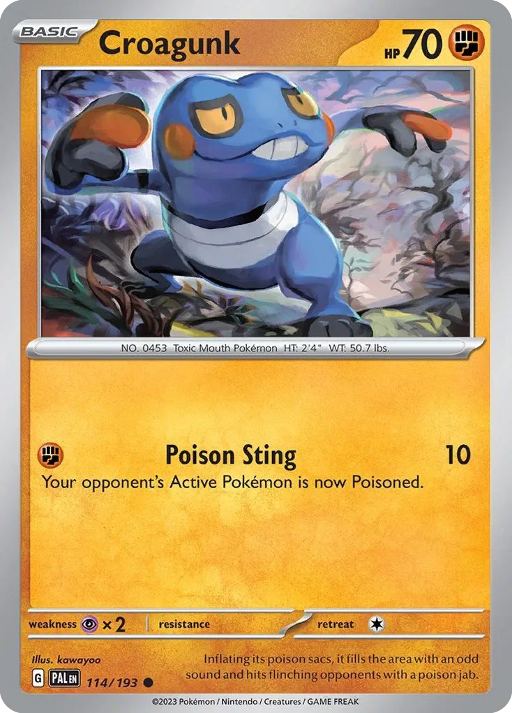 114/193 from Paldea Evolved Common Pokemon Card