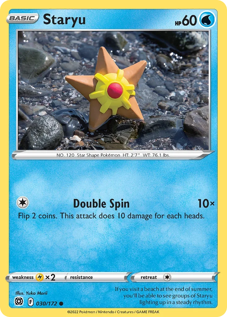 030/172 from Brilliant Stars Common Pokemon Card