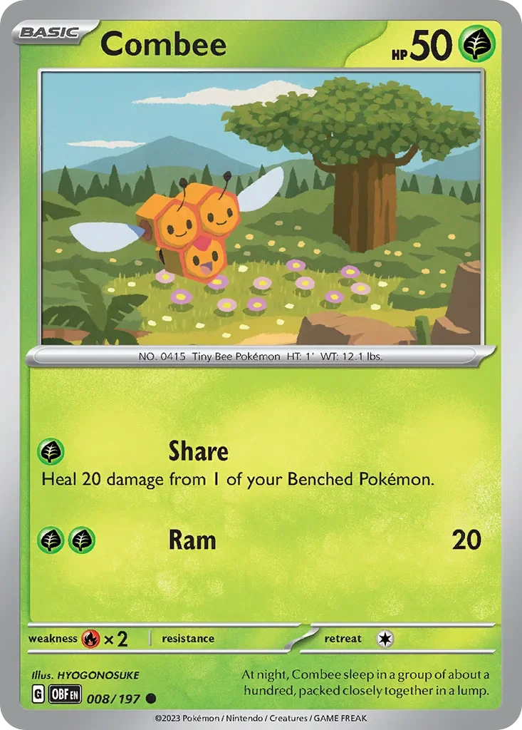 008/197 from Obsidian Flames Common Pokemon Card