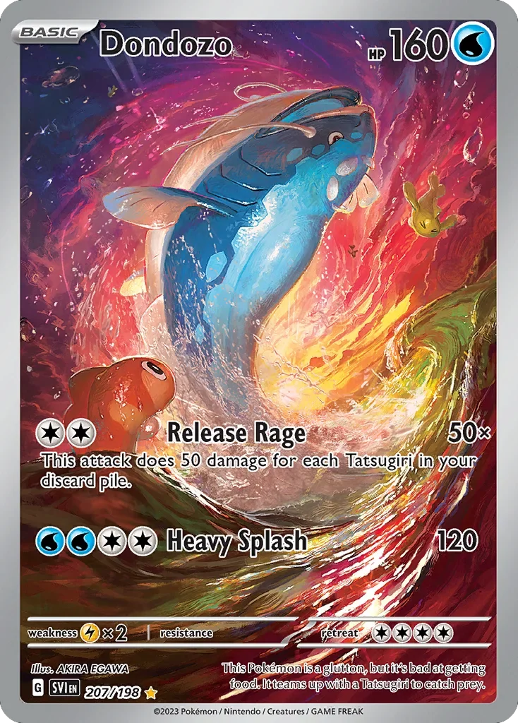 207/198 from Scarlet & Violet Illustration Rare Pokemon Card