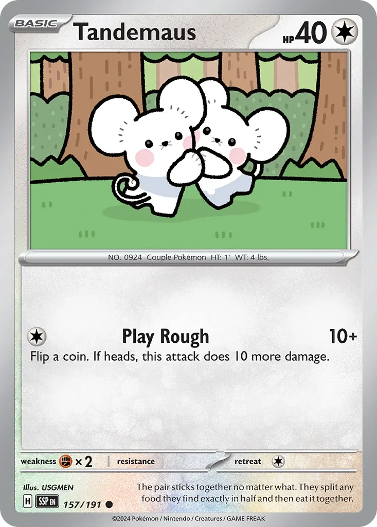 157/191 from Surging Sparks Card List Common Pokemon Card