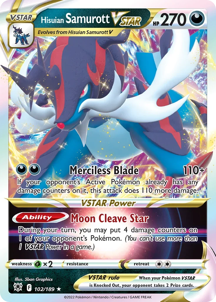 102/189 from Astral Radiance Ultra Rare Pokemon Card