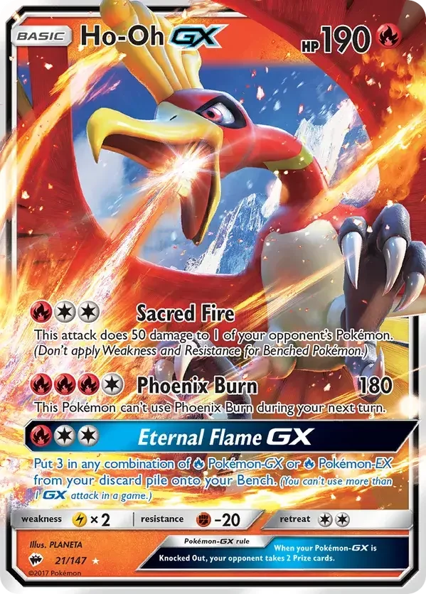 21/147 from Burning Shadows Ultra Rare Pokemon Card