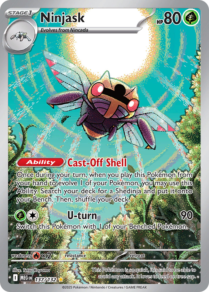 137/132 from Mega Evolution illustration-rare